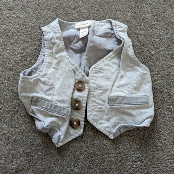 Cat Jack 3 piece pants vest and shirt set baby boy 0-3 months - Picture 4 of 9